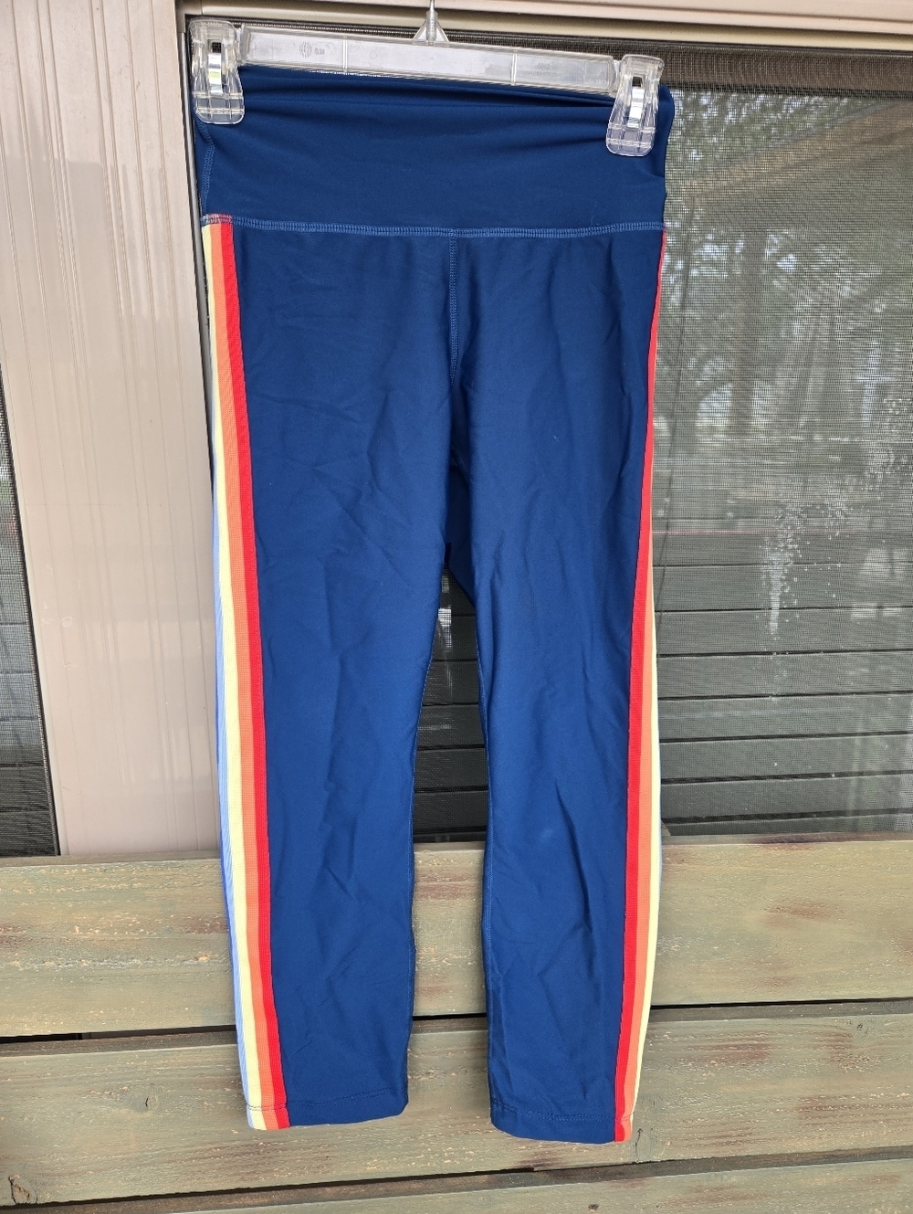Spiritual Gangster Side Stripe Leggings Sz Small Cropped